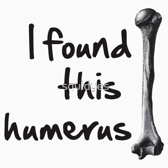 i found this humerus t shirt