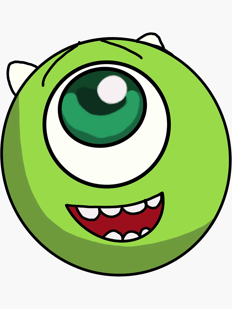 Mike Wazowski Sticker For Sale By Sydeiram Redbubble