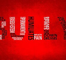 Bully - Typography poster by firestonegal