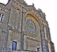 Saint Luzia's Basilica - Rear view perspective by João Figueiredo