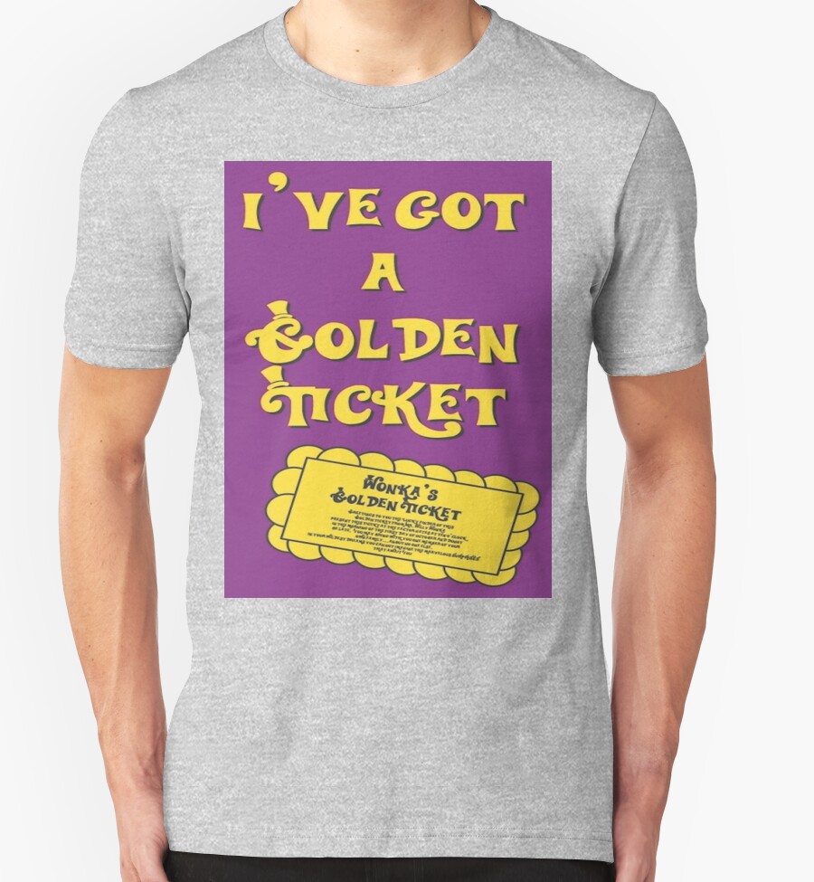 golden ticket t shirt