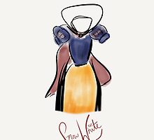 Snow White Costume iPhone Case by Wfam21