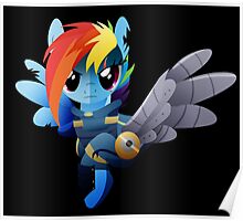 Warrior Rainbow Dash Poster