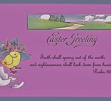 Happy Easter! - Psalm 85:11 by aprilann