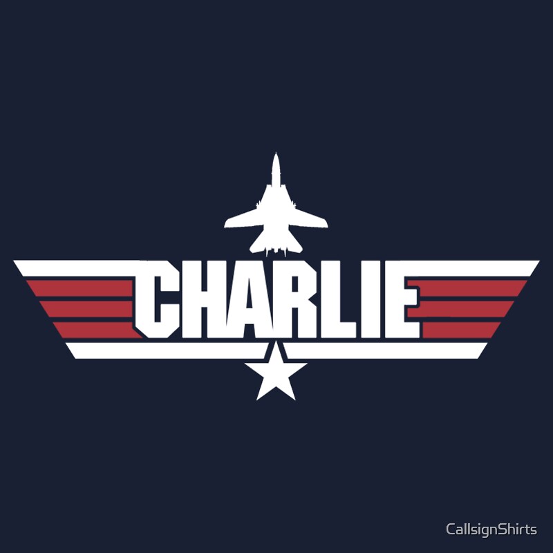 top gun charlie shirt