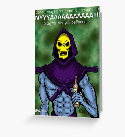 skeletor valentines card