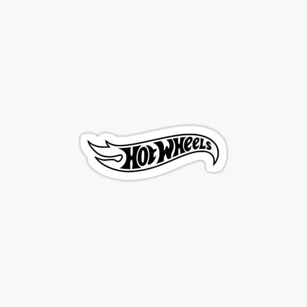 Pegatina Pegatina Logotipo De Hot Wheels Flame De Lilyburrows Redbubble