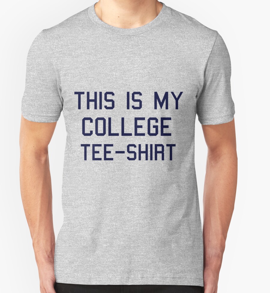 free college shirts reddit