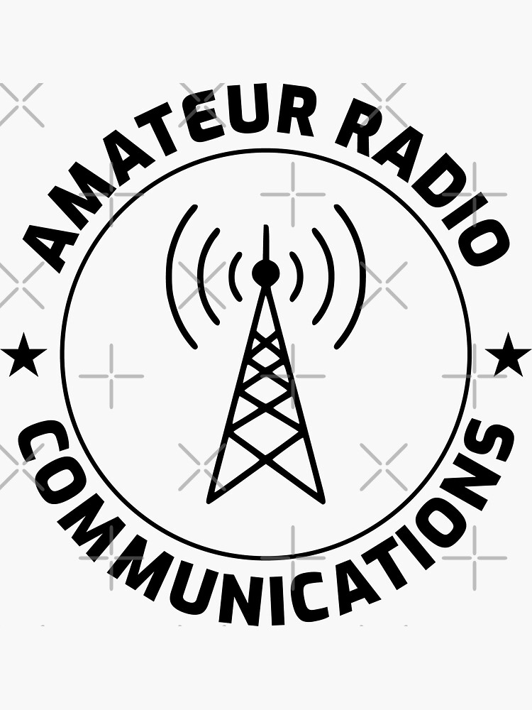 Amateur Ham Radio Gift Sticker For Sale By Tastefultees Redbubble