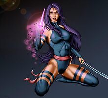 Psylocke by mikerenzine