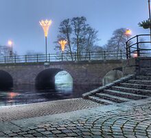 Riksväg 1 - Bridge over Lagan - Värnamo (panorama) by João Figueiredo
