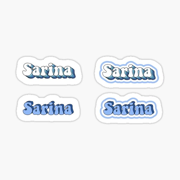 Sarina Custom Sticker Pack Sticker For Sale By Emilyshieldss Redbubble