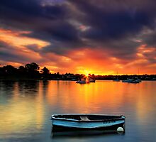 Floating Sunset # 2 by Arfan Habib