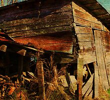 Broken Barn by Ginger Barritt