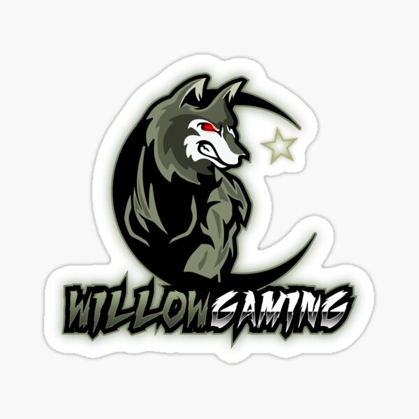 Gaming Logo Sticker For Sale By Willowgaming Redbubble