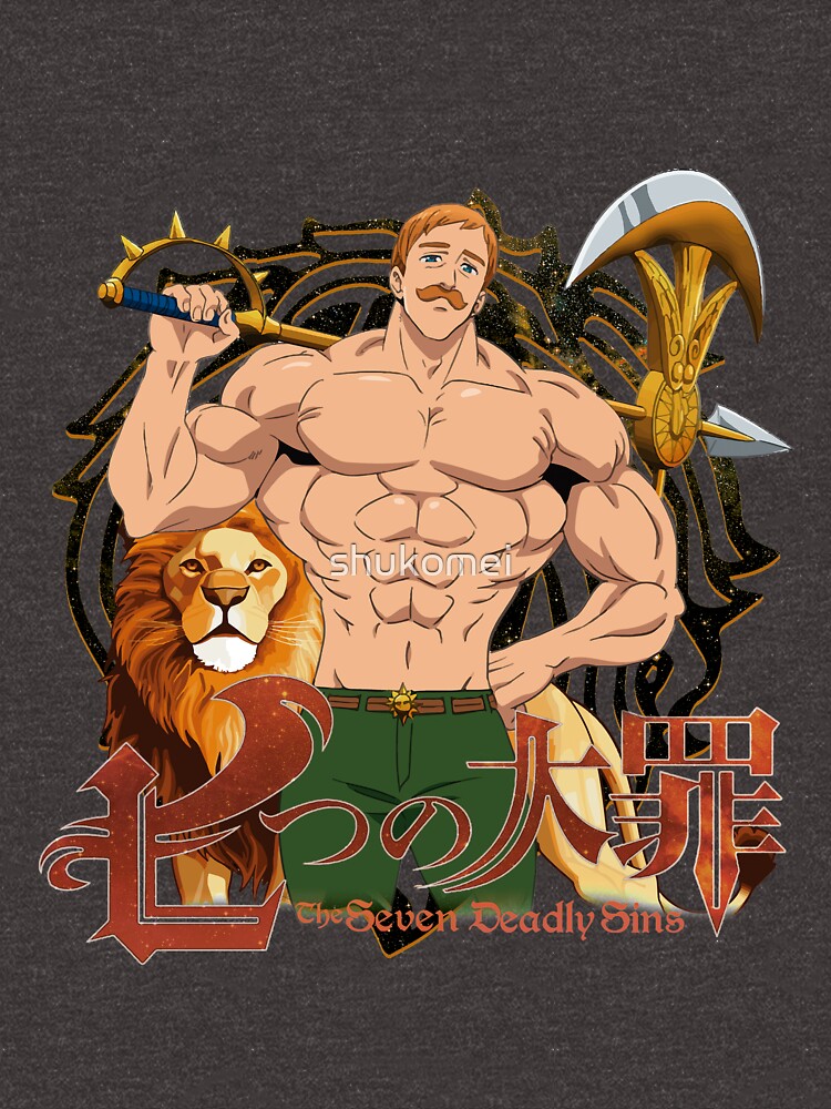 Nanatsu No Taizai Escanor T Shirt By Shukomei Redbubble