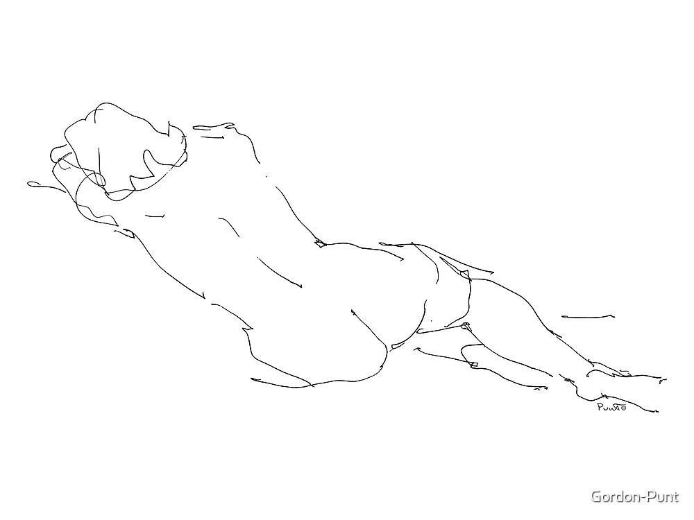 Nude Female Drawings By Gordon Punt Redbubble