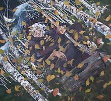 Baba Yaga Canvas Print by Henriott