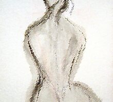 Nude Woman Back by RoyAllen Hunt