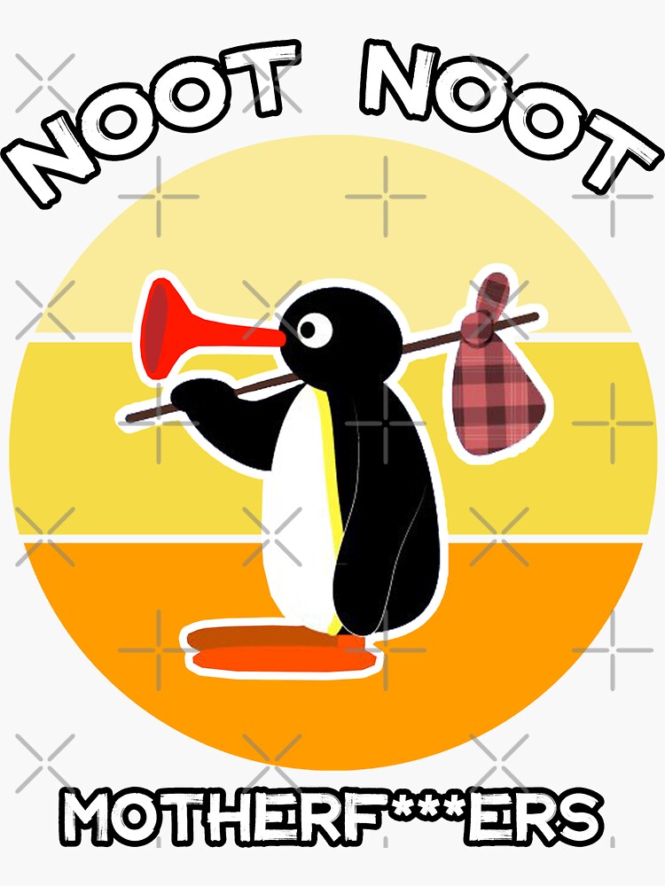 Noot Noot Pingu Shirt Noot Meme Gift Sticker For Sale By Mo3ad8