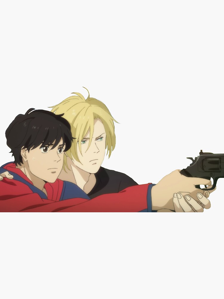 Banana Fish Eiji And Ash Sticker For Sale By Xsophh Redbubble