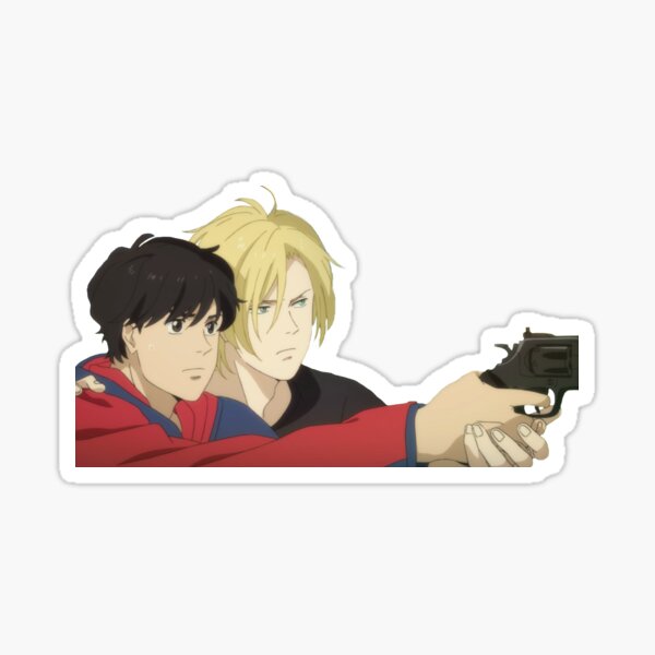 Banana Fish Eiji And Ash Sticker For Sale By Xsophh Redbubble