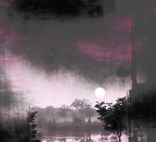 Lake in morning light by CatchyLittleArt