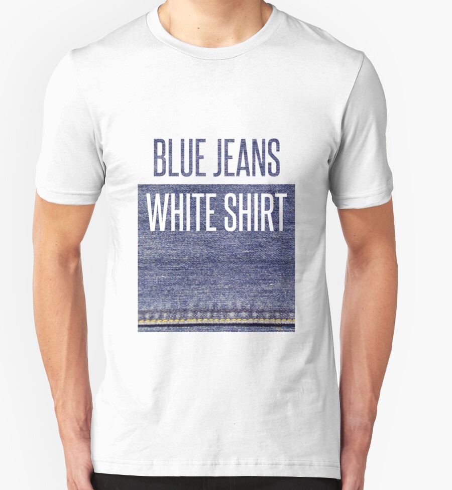 jeans white t shirt