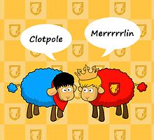 Sheep Merlin and Arthur... Merrrrrrlin by sirwatson