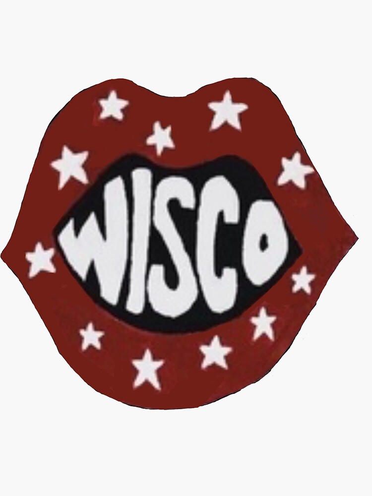 Wisco Sticker For Sale By Miabelmonte17 Redbubble