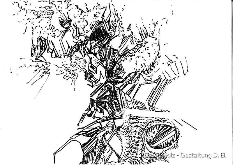 "freestyle ink drawing 005" by raverzero | Redbubble