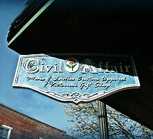 A Civil Affair Shop Sign by Jane Neill-Hancock