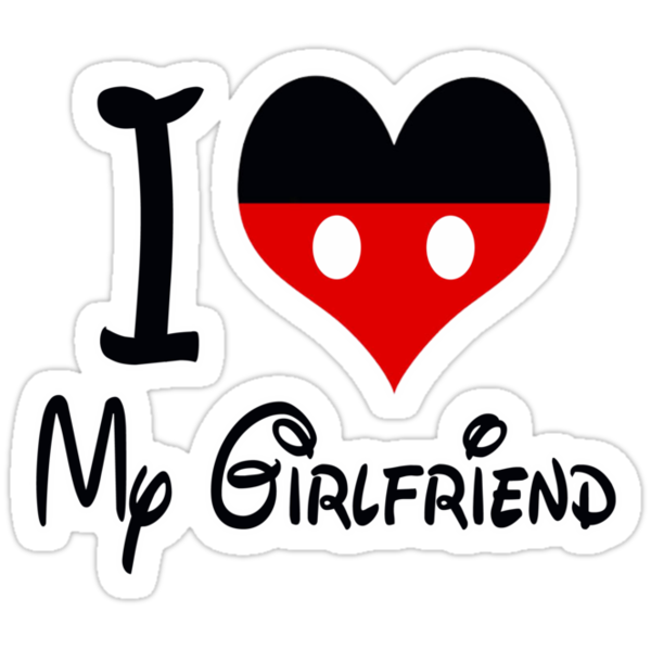 I love my honda girlfriend sticker #7