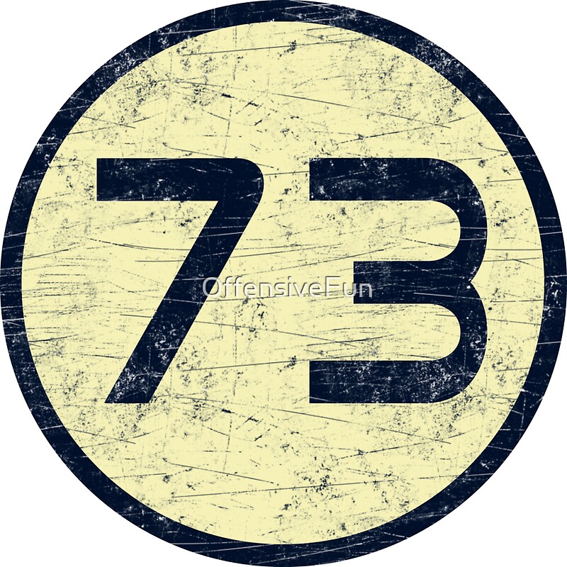 number-73-stickers-redbubble