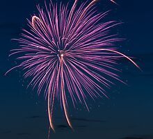 Purple Pyrotechnic by Kenneth Keifer