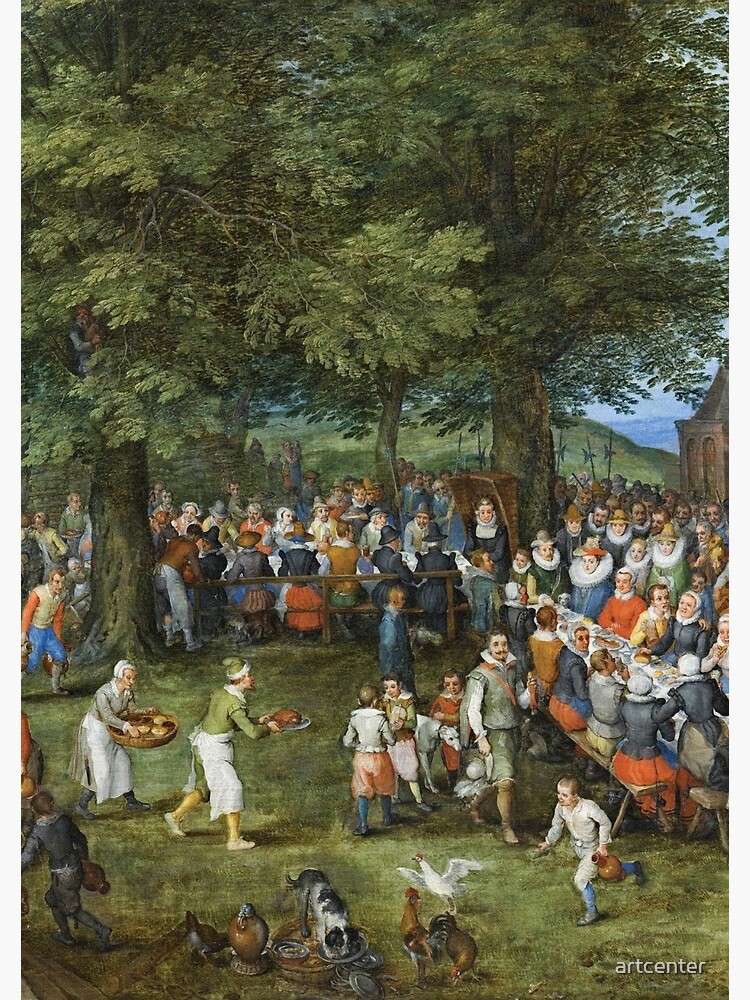 Brueghel El Viejo Jan Wedding Banquet With The Archduke Albert And