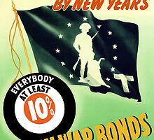 Let's Fly This Flag By New Years -- WW2 by warishellstore
