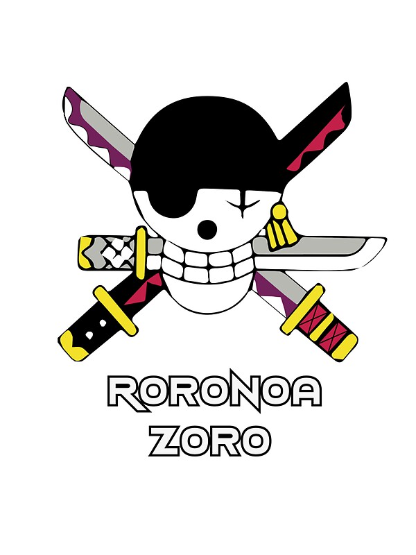 "Zoro's Pirate Flag" Stickers by Zanzabar7 | Redbubble