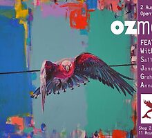 'See-ya!' "See-ya" Painting featured on exhibition invite. by Cat Leonard