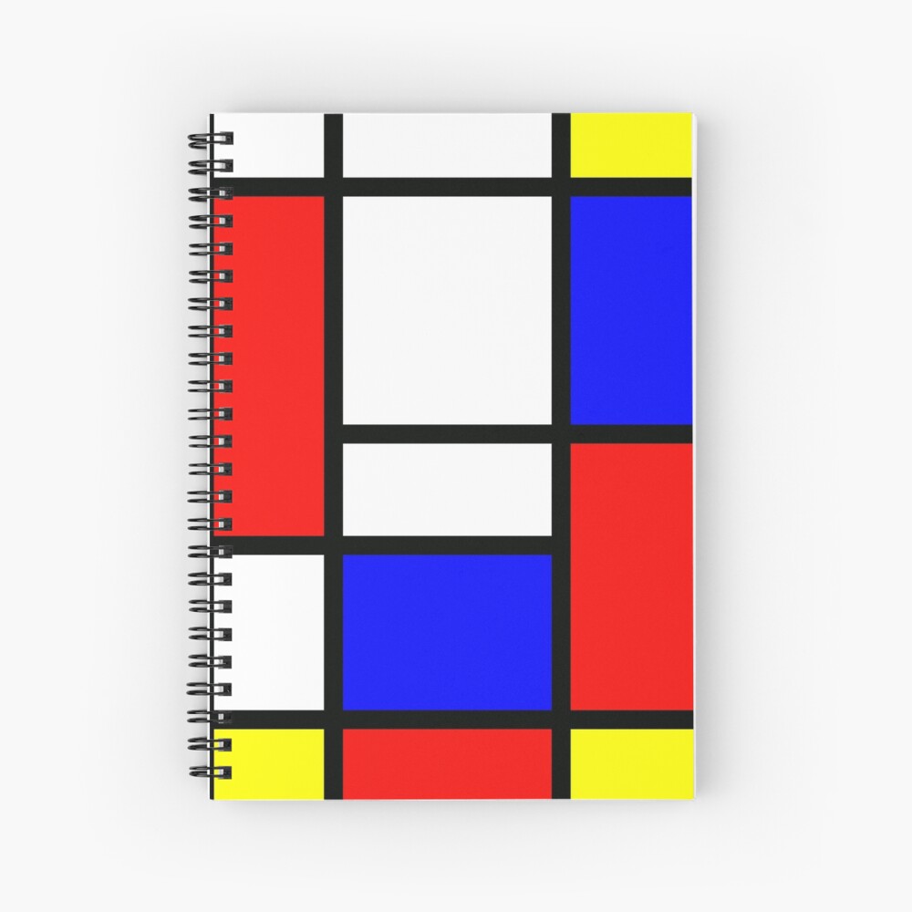 Piet Mondrian Composition Color Block With Red Yellow And Blue