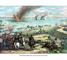 Battle Between The Monitor And Merrimac by warishellstore