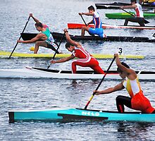 Rowing Race by Laurie Minor