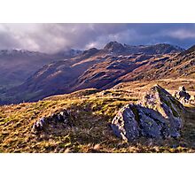 Langdale Light, Great Langdale - The Lake District Photographic Print