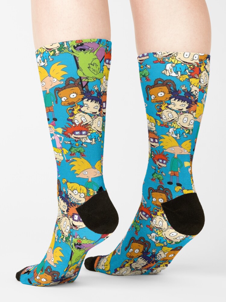 Nickelodeon Rugrats And Hey Arnold Socks For Sale By Aujuwara Redbubble