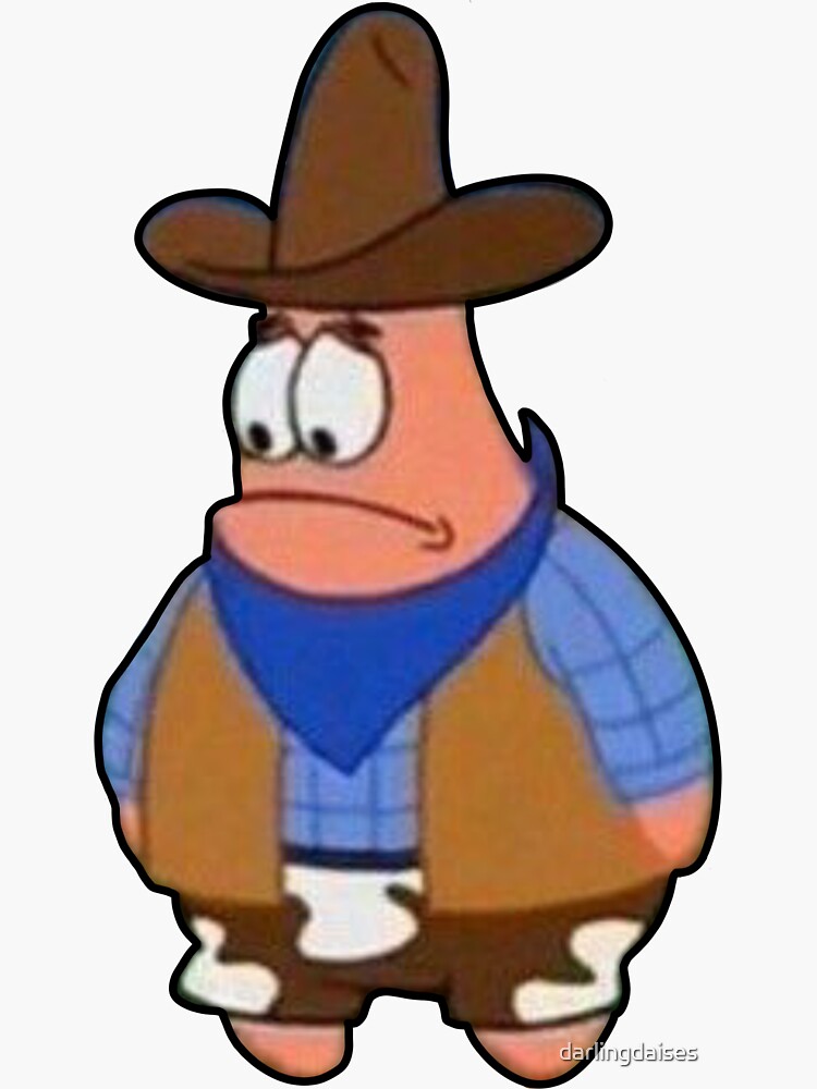 Patrick Star Cowboy Meme