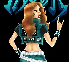 Thrash Metal Chick by Luke Kegley