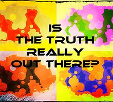 Is the truth out there? Greeting card by Nicola jayne