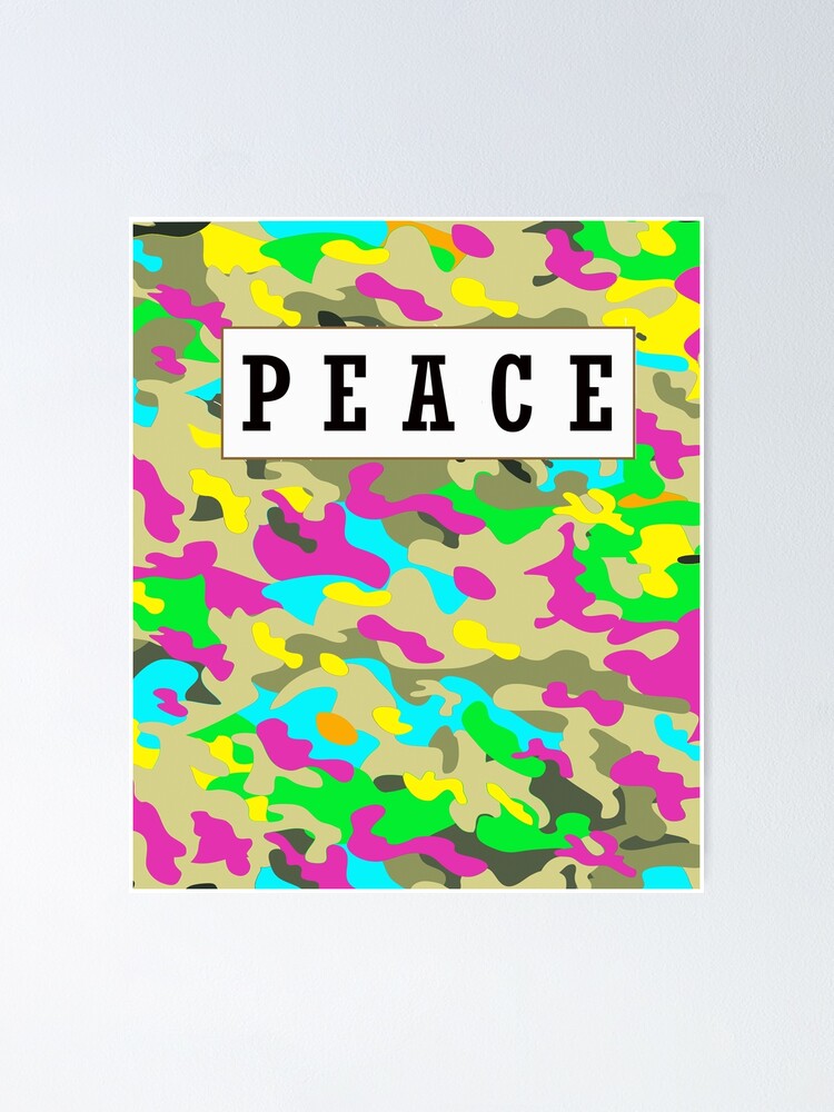 Peace And Justice Poster By Neolaccus Redbubble