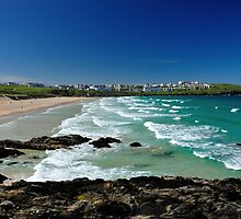 Fiscal beach in Cornwall by R P