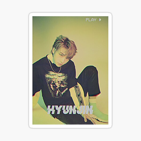 Hyunjin Sticker For Sale By Marisaurban Redbubble